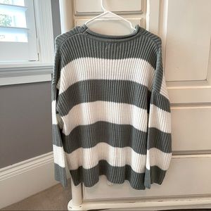 Pink Lily Striped Sweater